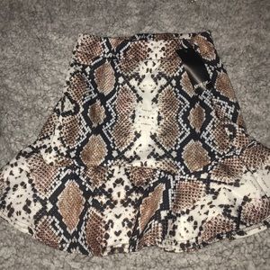 Snake skin skirt from nasty gal